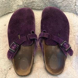 Purple Clog Birkenstocks